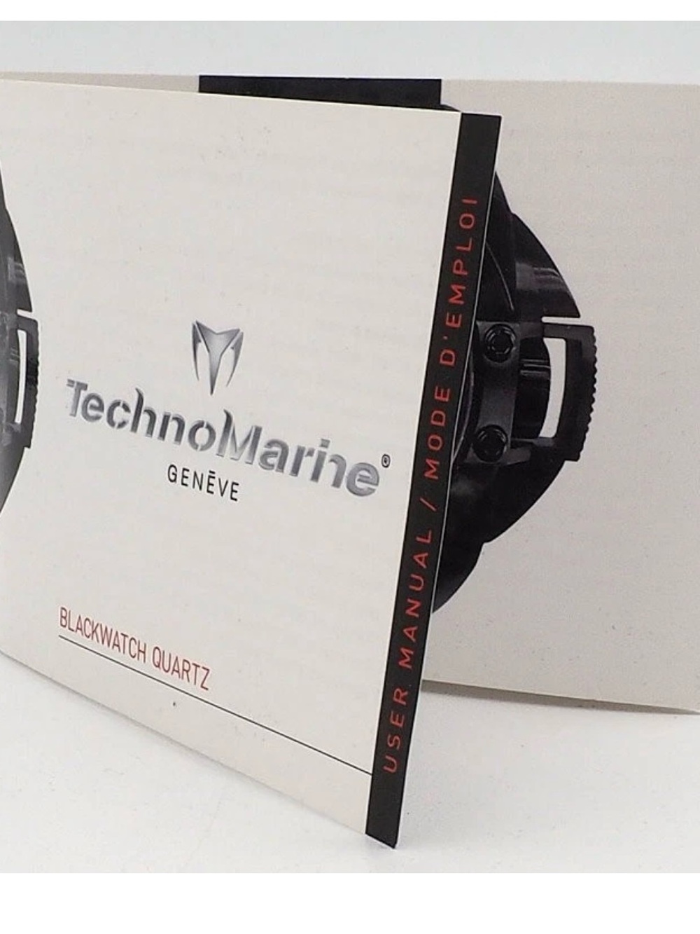 TechnoMarine Chronograph Blackwatch Quartz SWISS MADE Box & Papers New Battery - Picture 7 of 7